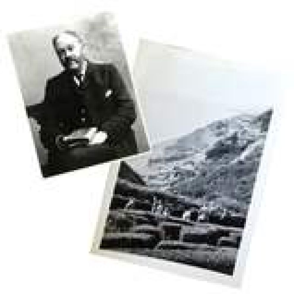 Black and white historic photographs