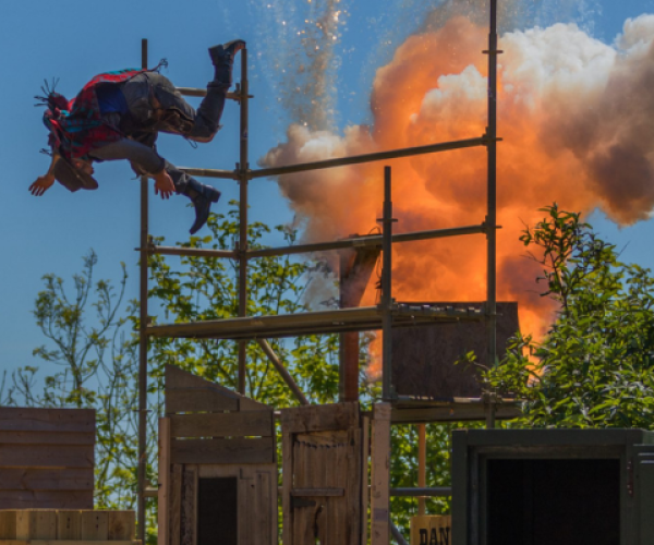 Incredible stunts during Wild West Week
